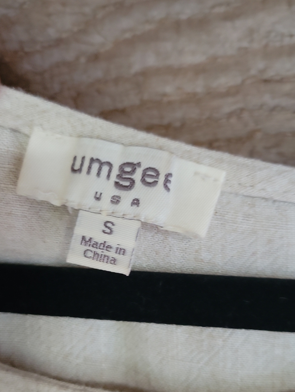 Umgee Size Small Cream Tunic with Colorful Embroidered Sleeves - Picture 2 of 7